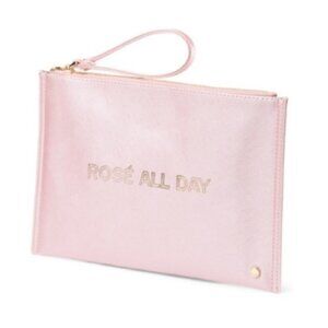 💕MADISON WEST💕 Rose All Day Pink Shimmer Clutch